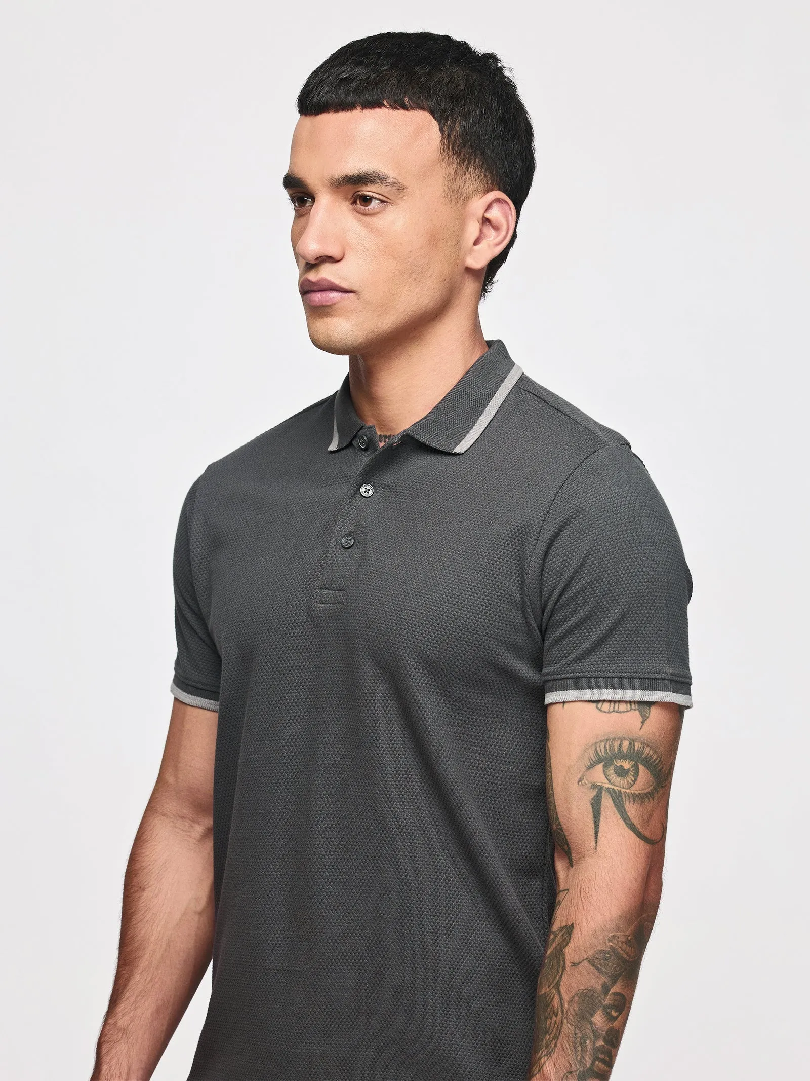 100% Cotton Pop Corn Polo