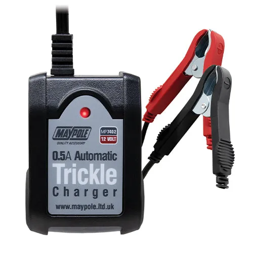 12V 0.5A DC Automatic Trickle Battery Charger