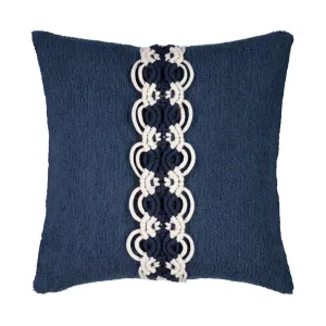 20" Square Elaine Smith Pillow  Distinct Indigo