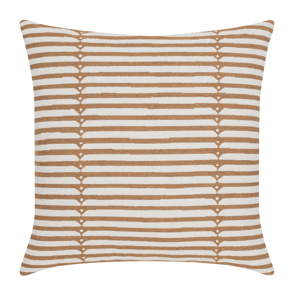 20" Square Elaine Smith Pillow  Sincerity Caramel