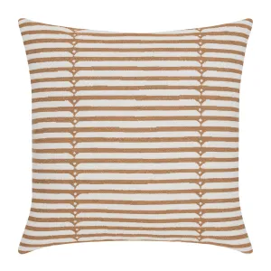 20" Square Elaine Smith Pillow  Sincerity Caramel