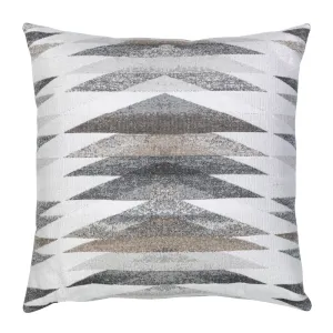 20" Square Elaine Smith Pillow  Symmetry Grigio