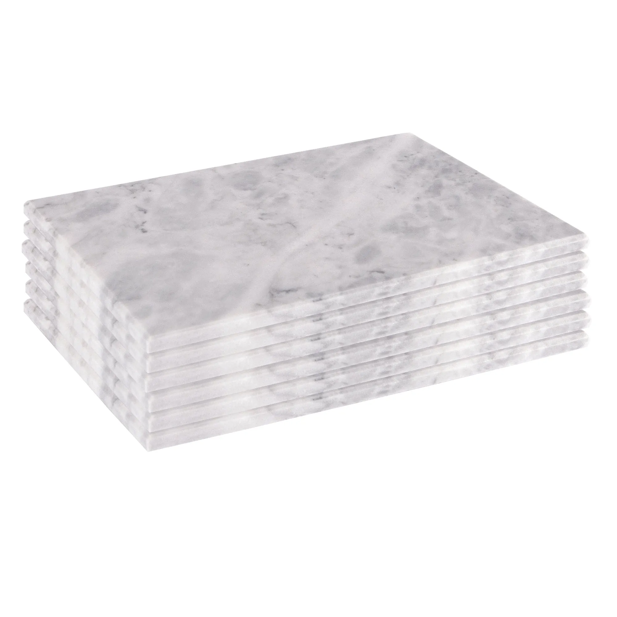 30cm x 20cm Marble Placemats - Pack of Six - By Argon Tableware