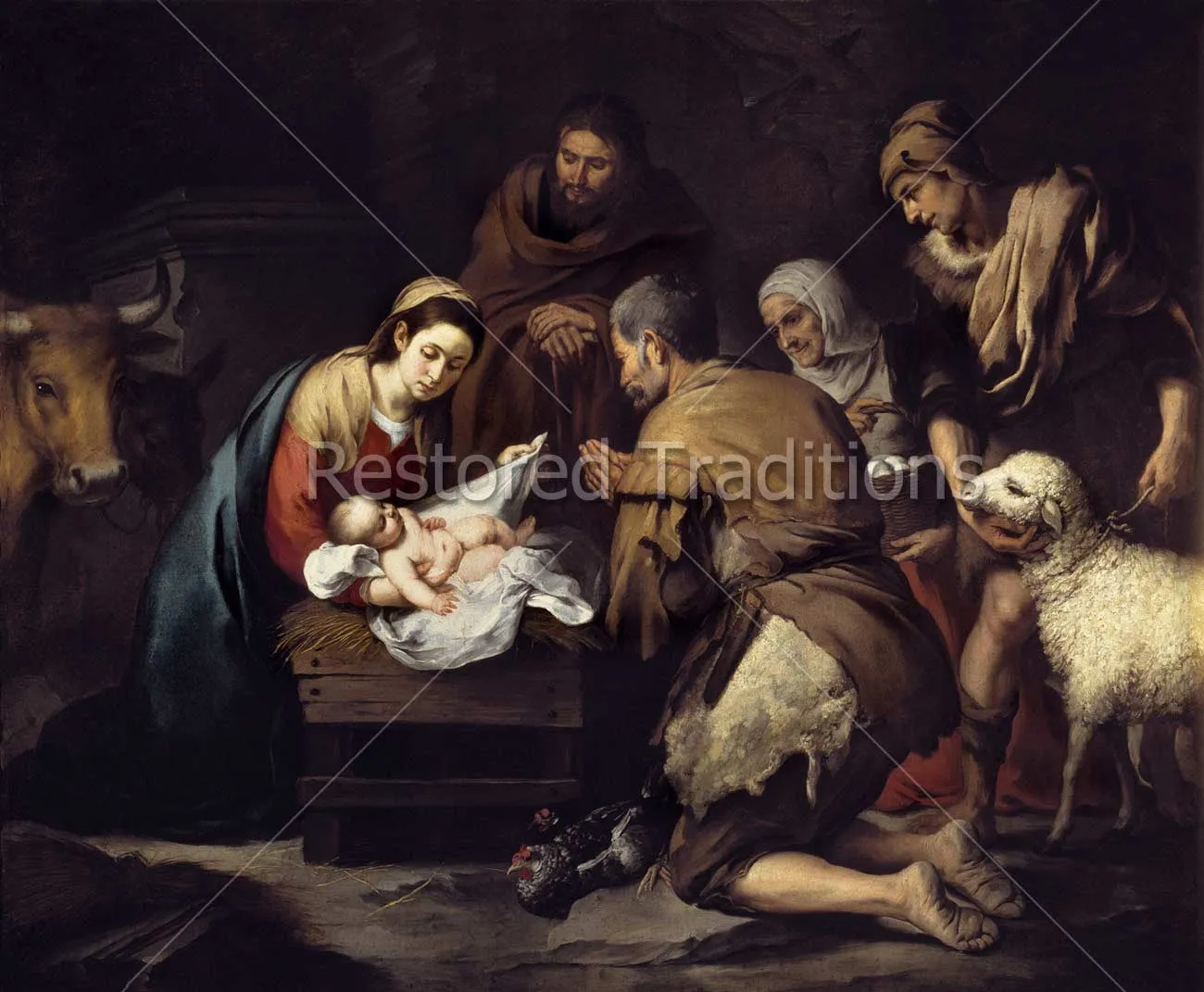 Adoration of the Shepherds – Murillo