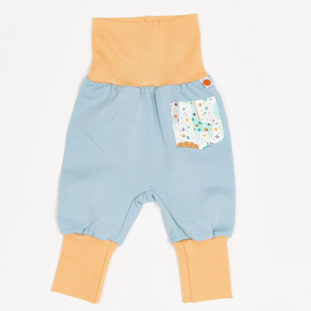 Baby sweat pants with pocket "Frost/Mini Jungle"