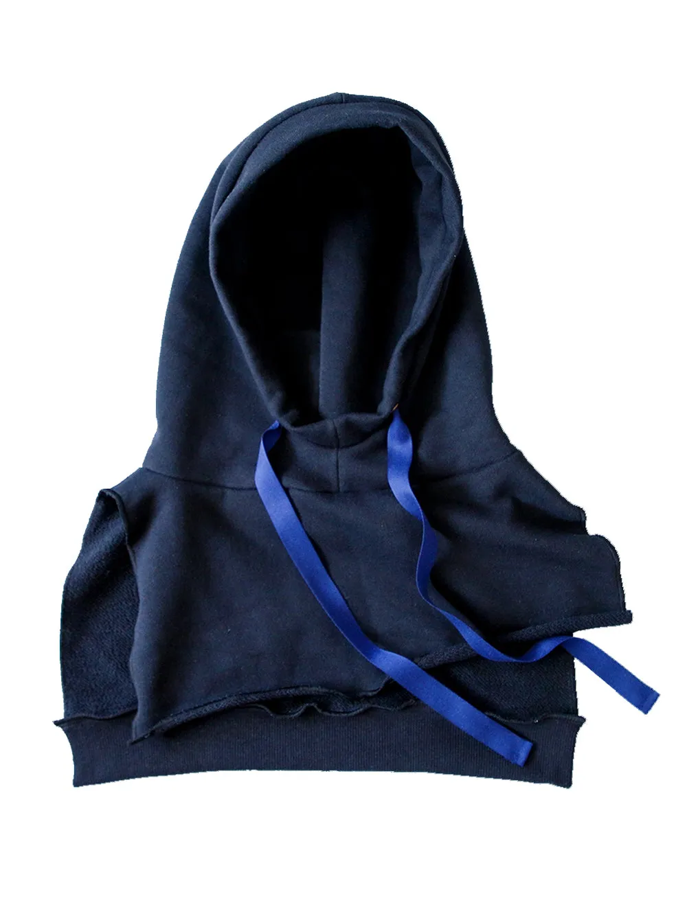 Black Cropped Hood