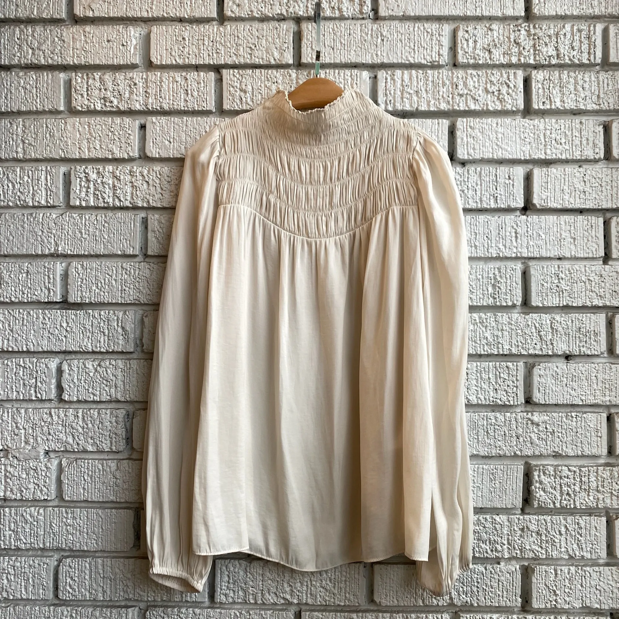 BRIGHTON Smock Neck Blouse