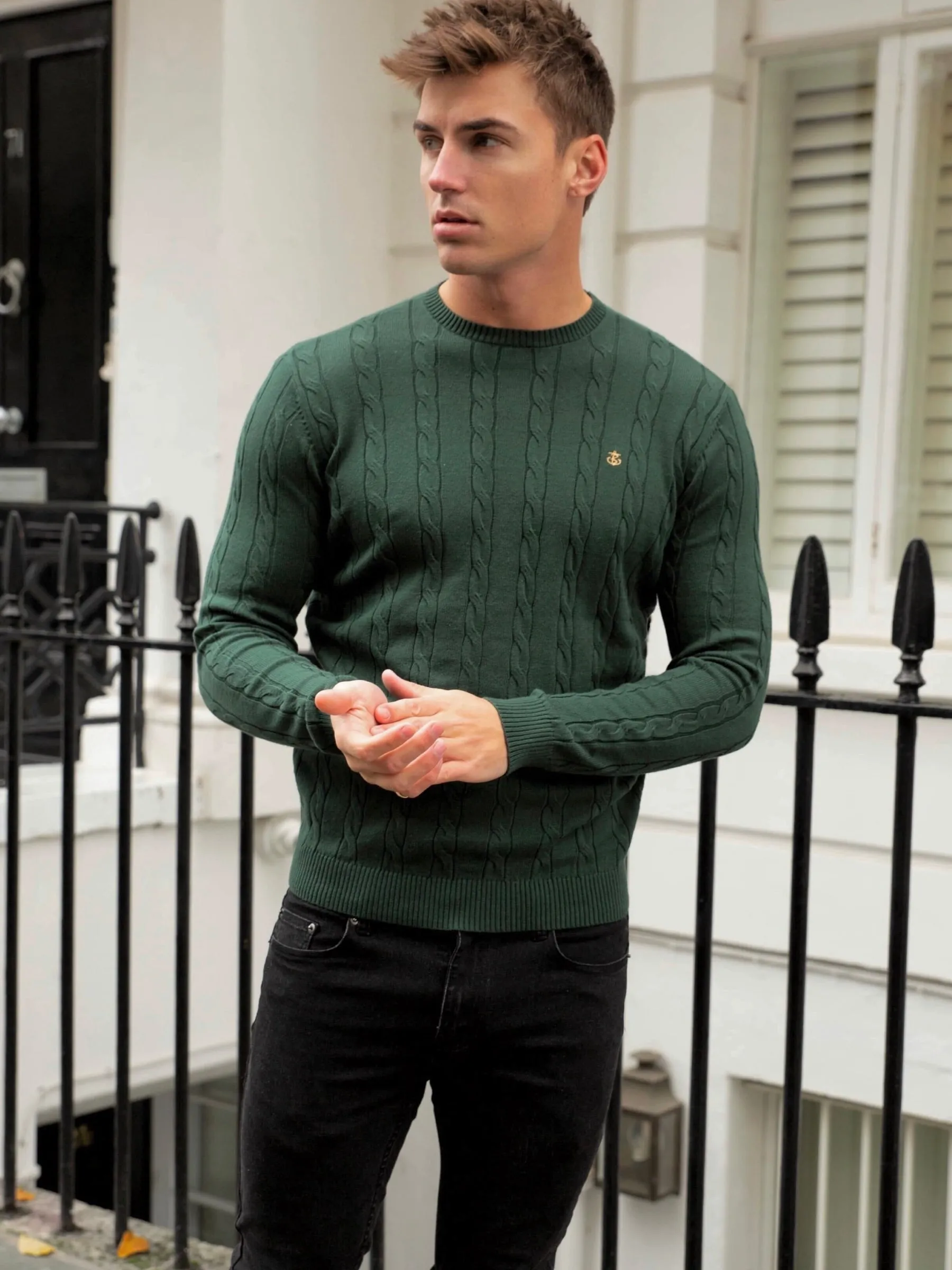 Burley Knitted Jumper - Green