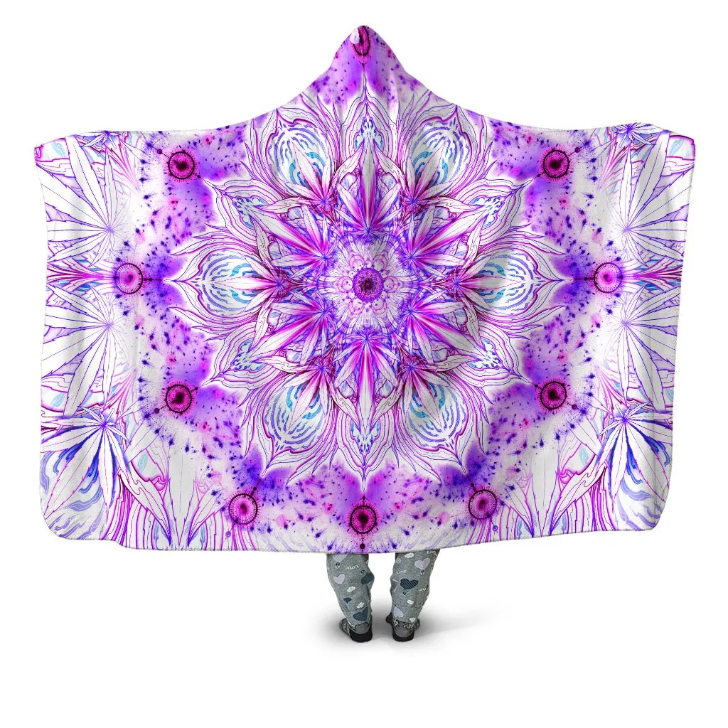 Canndala Purple Hooded Blanket