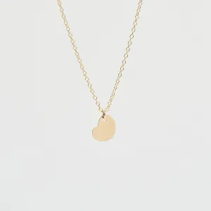 Cara Gold Heart Necklace