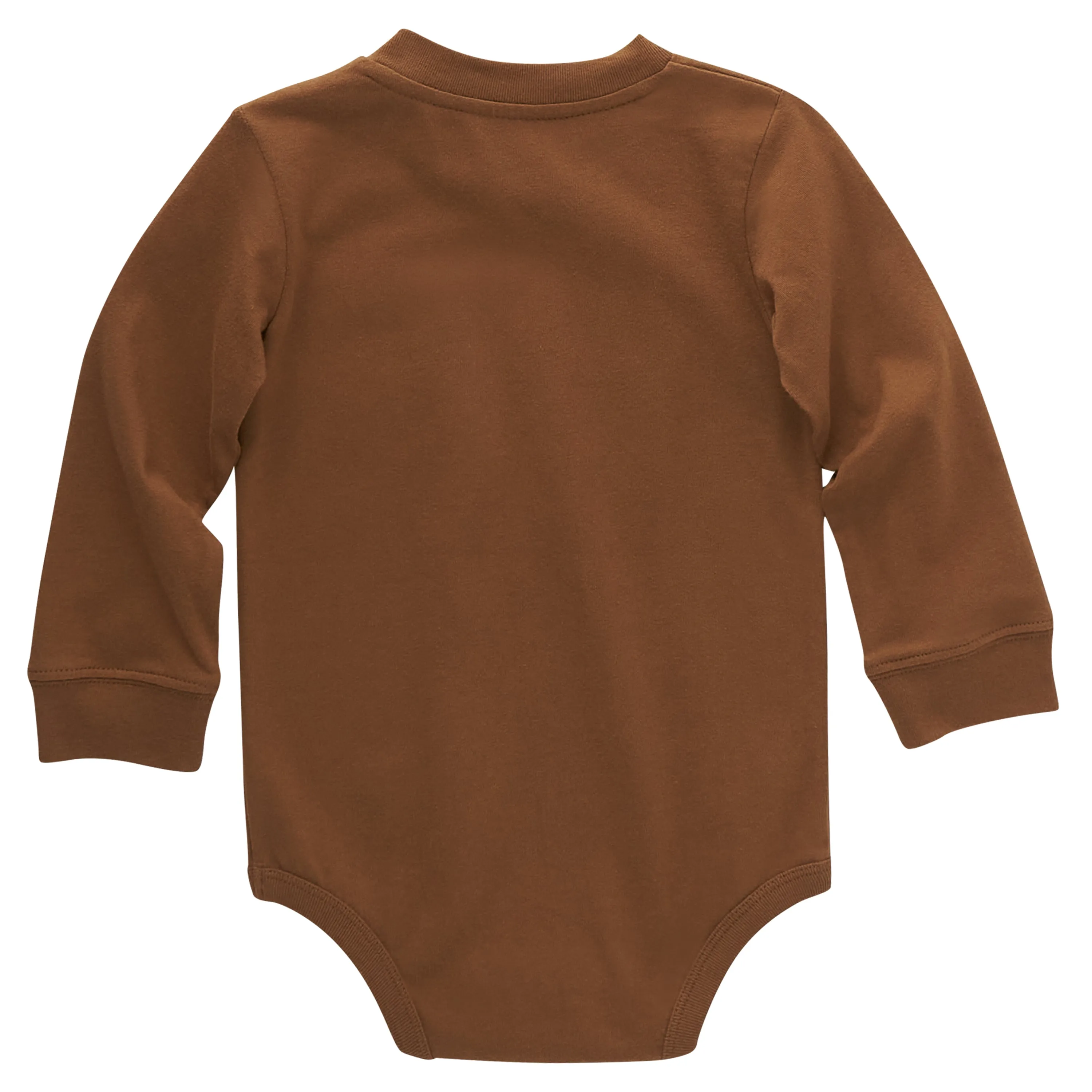 Carhartt Infant Long Sleeve Logo Chest Pocket Bodysuit