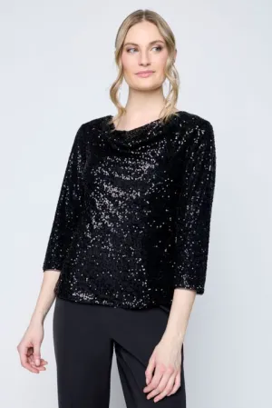 Carre Noir - 5651 Sequin Tee