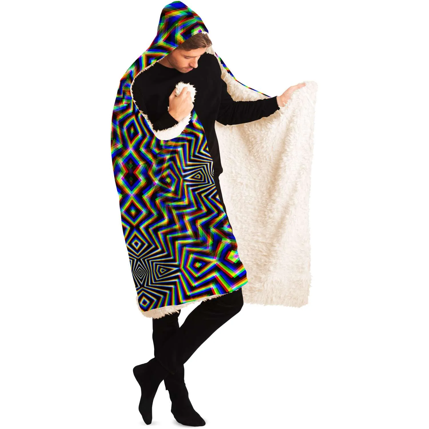 Chromadelic Hooded Blanket