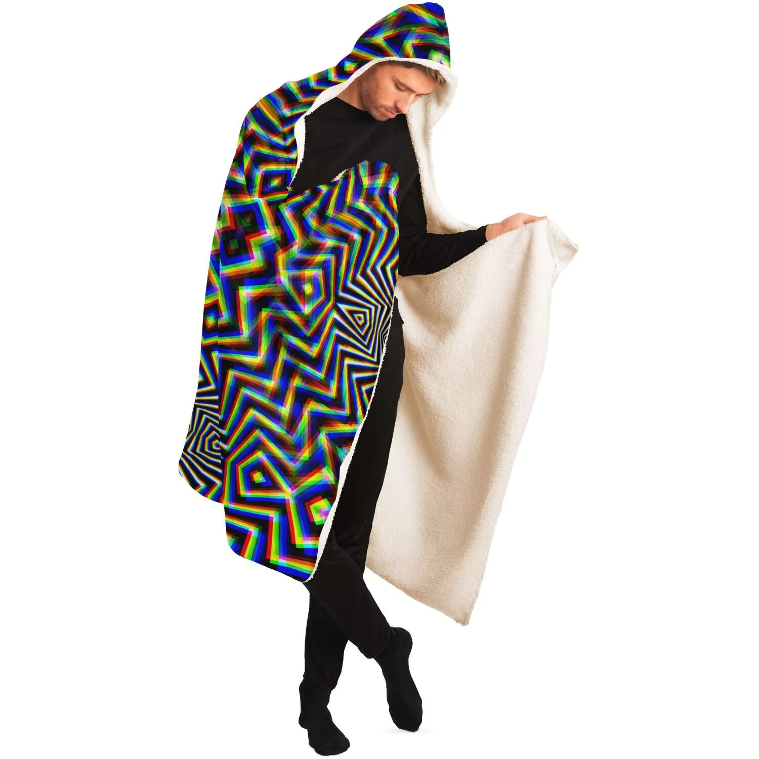 Chromadelic Hooded Blanket