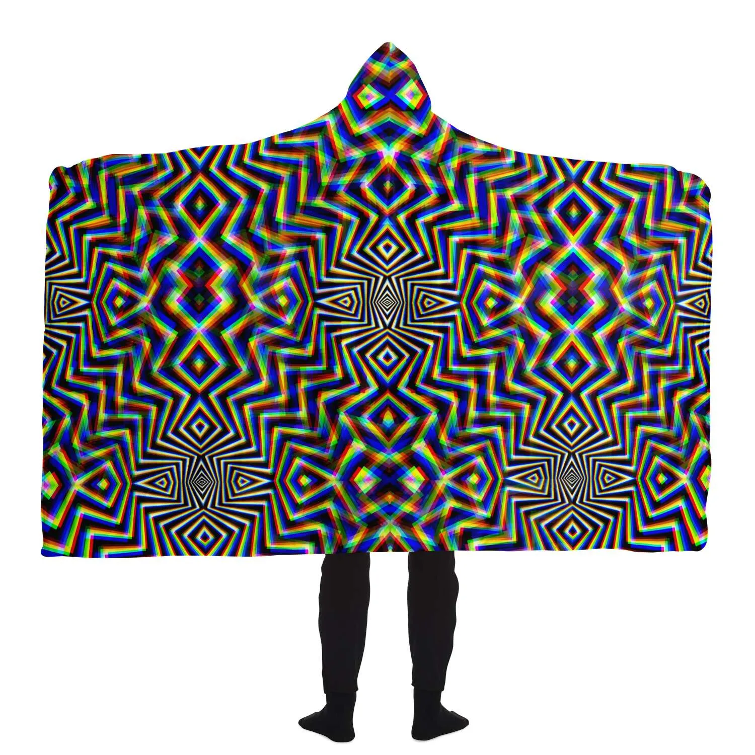 Chromadelic Hooded Blanket