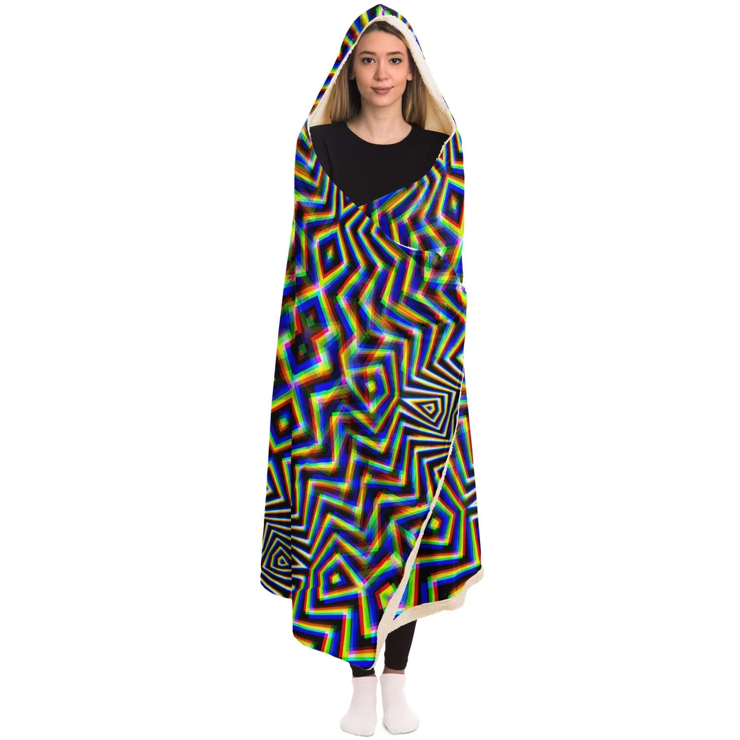 Chromadelic Hooded Blanket