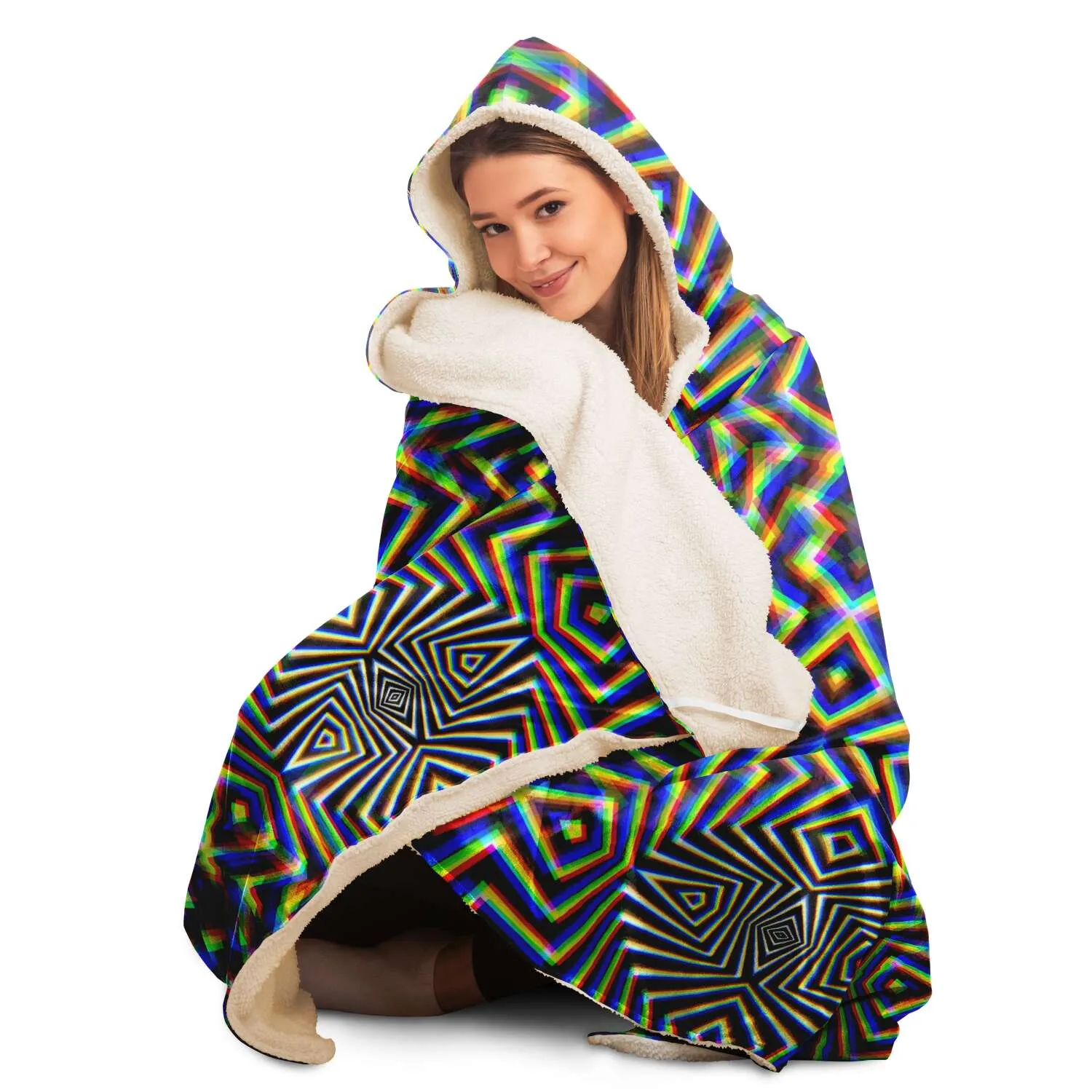 Chromadelic Hooded Blanket