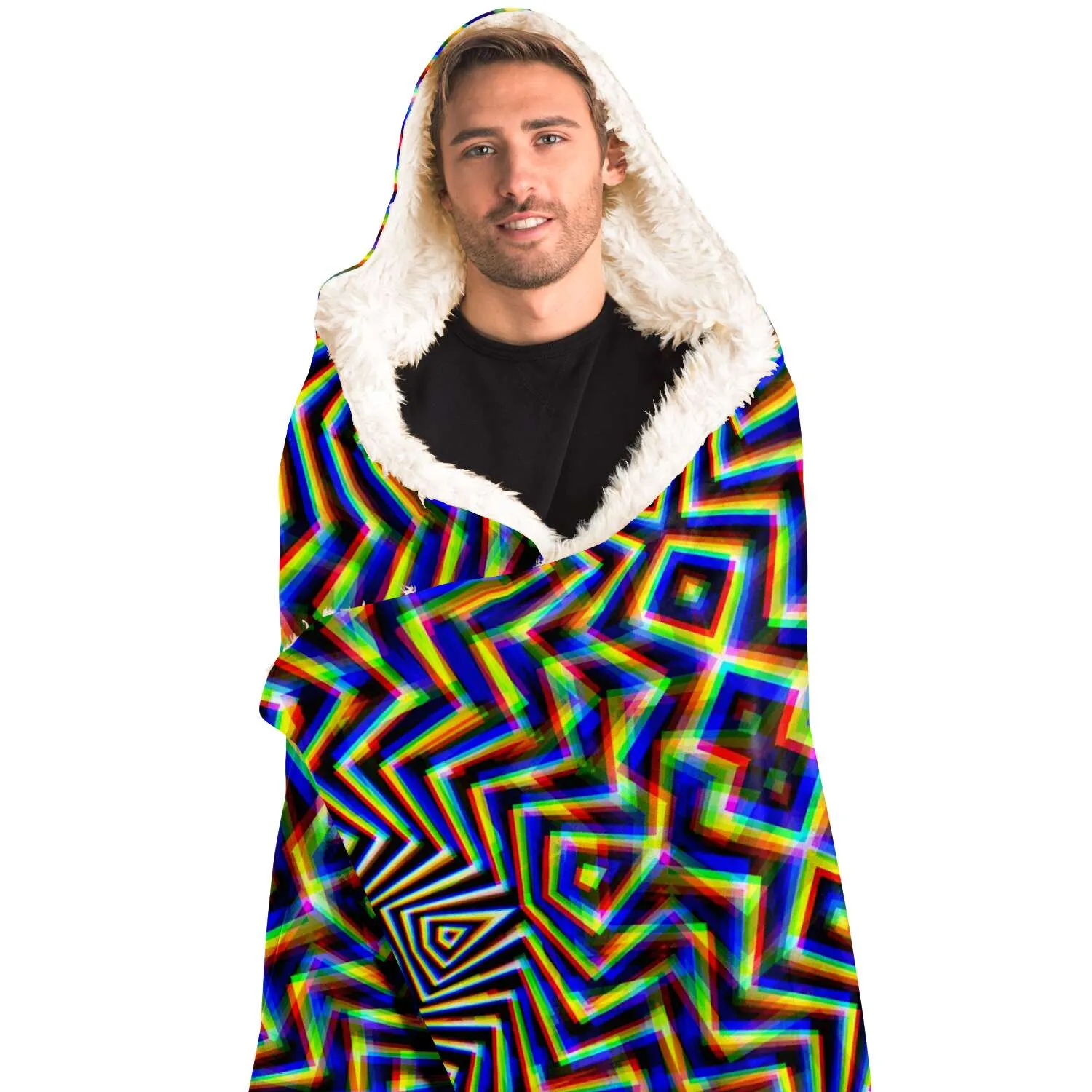 Chromadelic Hooded Blanket