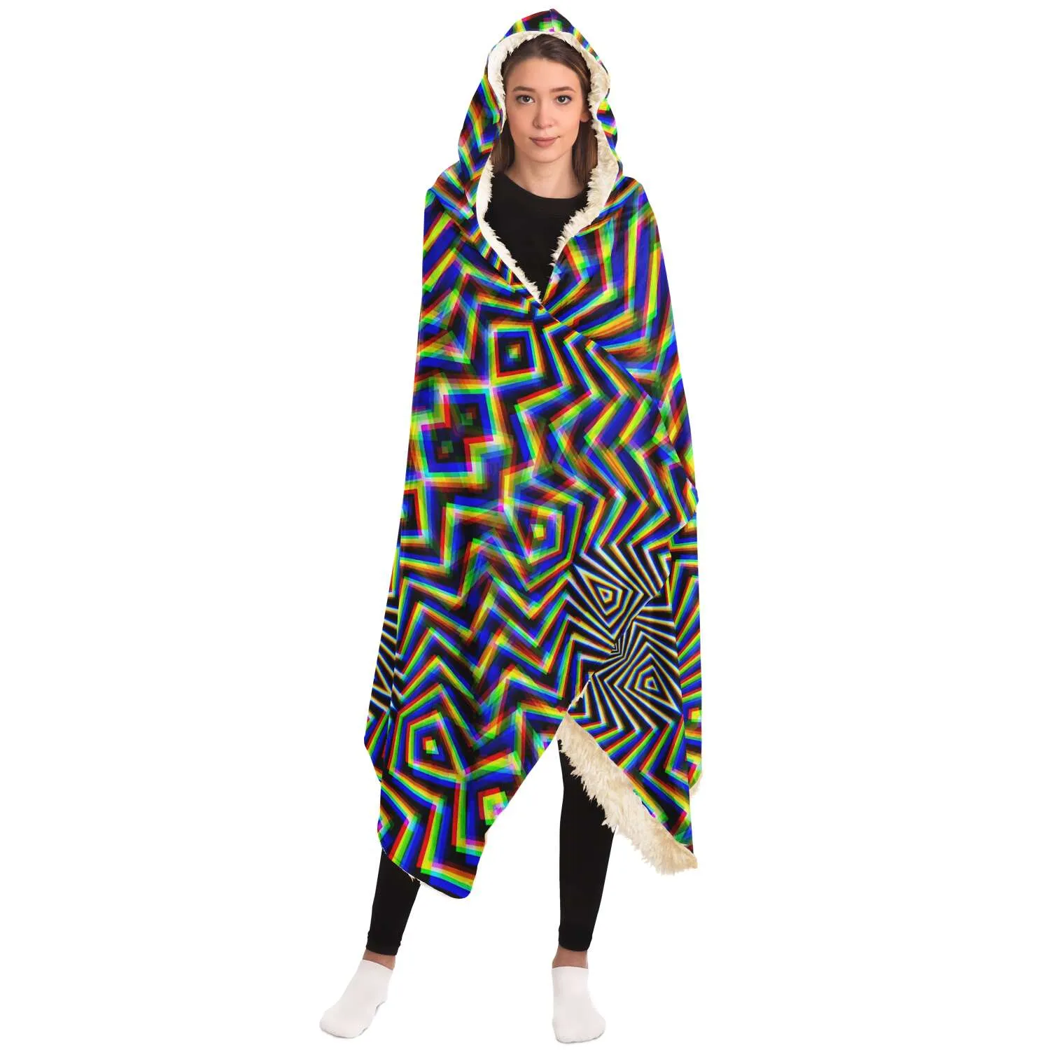 Chromadelic Hooded Blanket