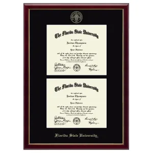 Church Hill Classics Embossed Double Diploma Frame in Galleria