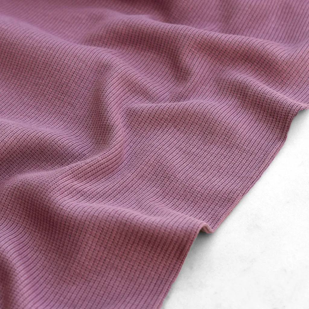 Classic Thick Cotton Ribbing Lilac