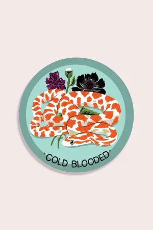 Cold Blooded Vinyl Sticker