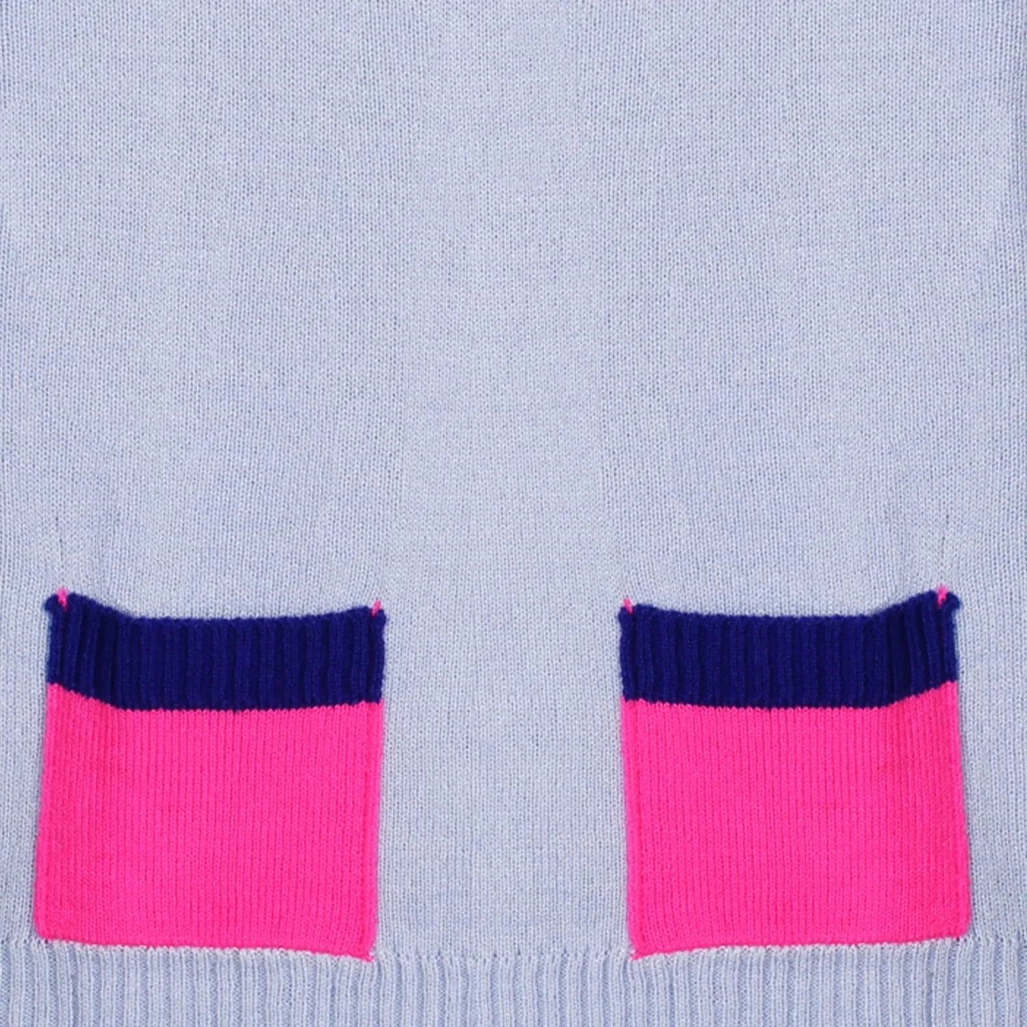 Colorblock Pocket Knitted Jumper