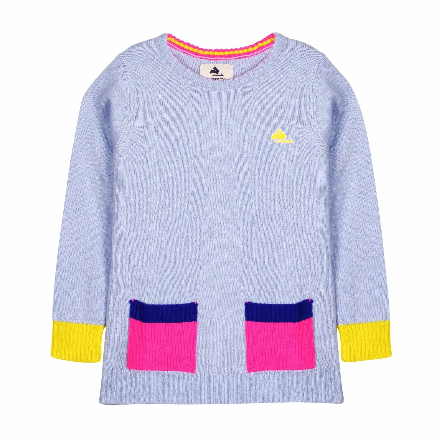 Colorblock Pocket Knitted Jumper