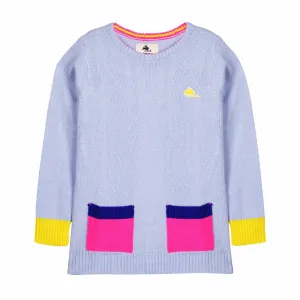 Colorblock Pocket Knitted Jumper