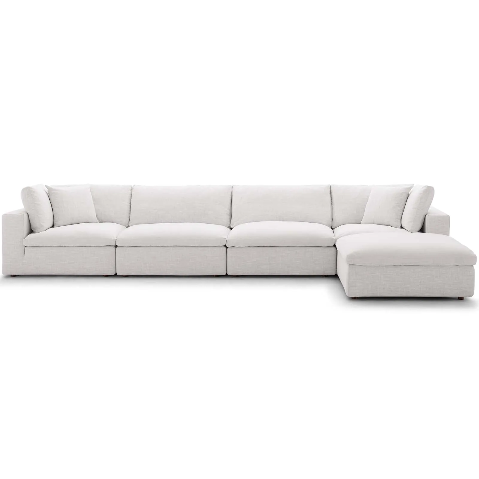 Commix Down Filled Overstuffed 5 Piece Sectional Sofa Set by Modway