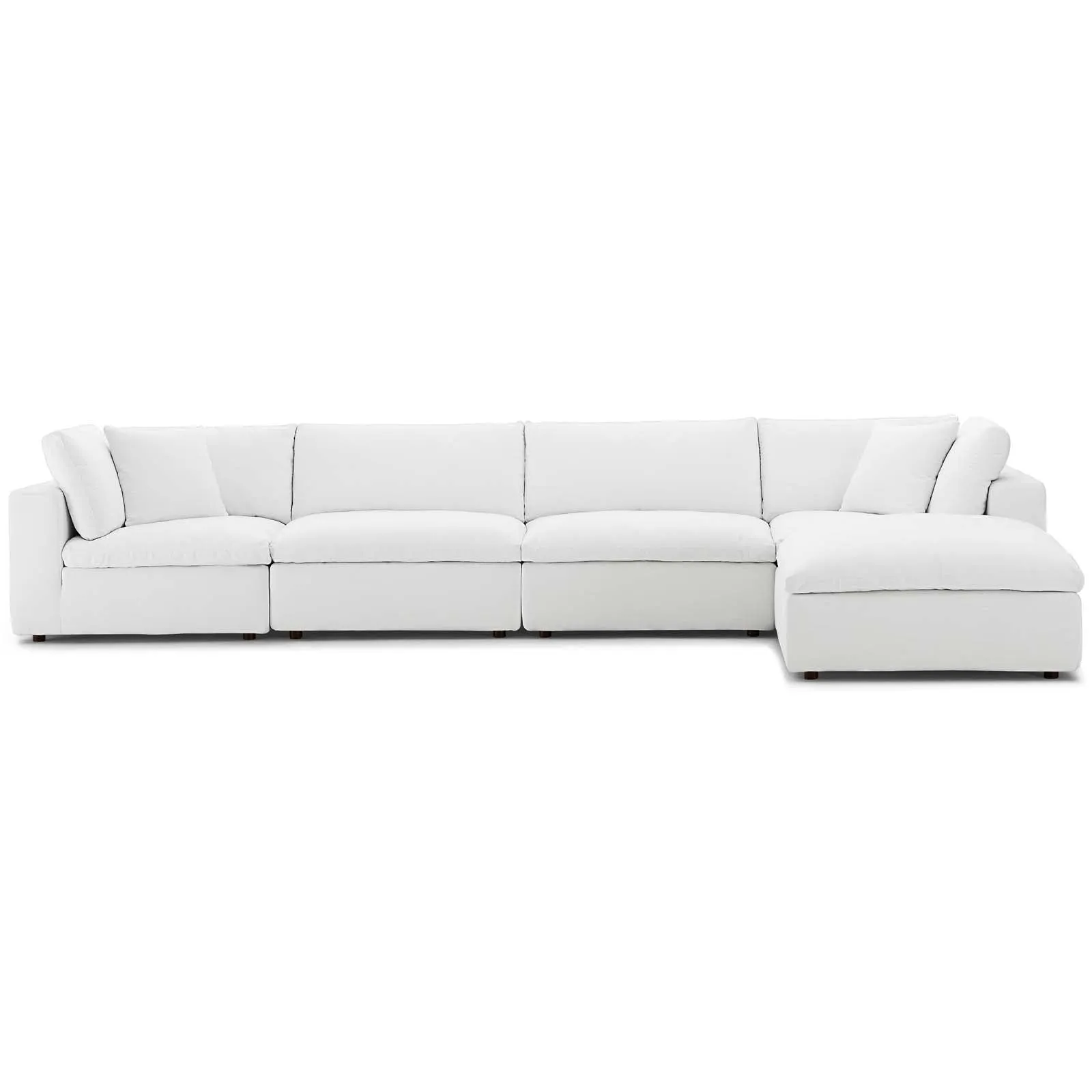 Commix Down Filled Overstuffed 5 Piece Sectional Sofa Set by Modway