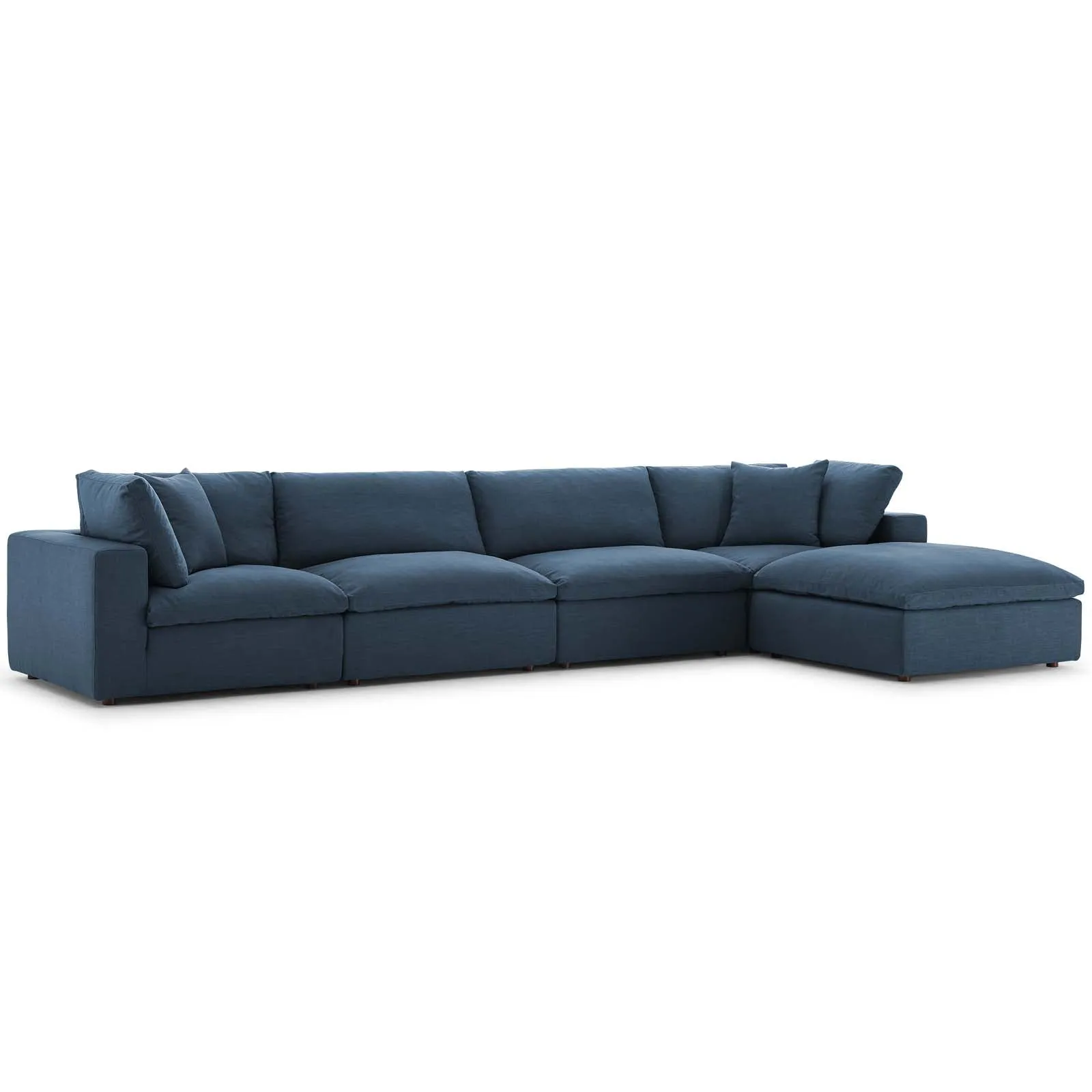 Commix Down Filled Overstuffed 5 Piece Sectional Sofa Set by Modway