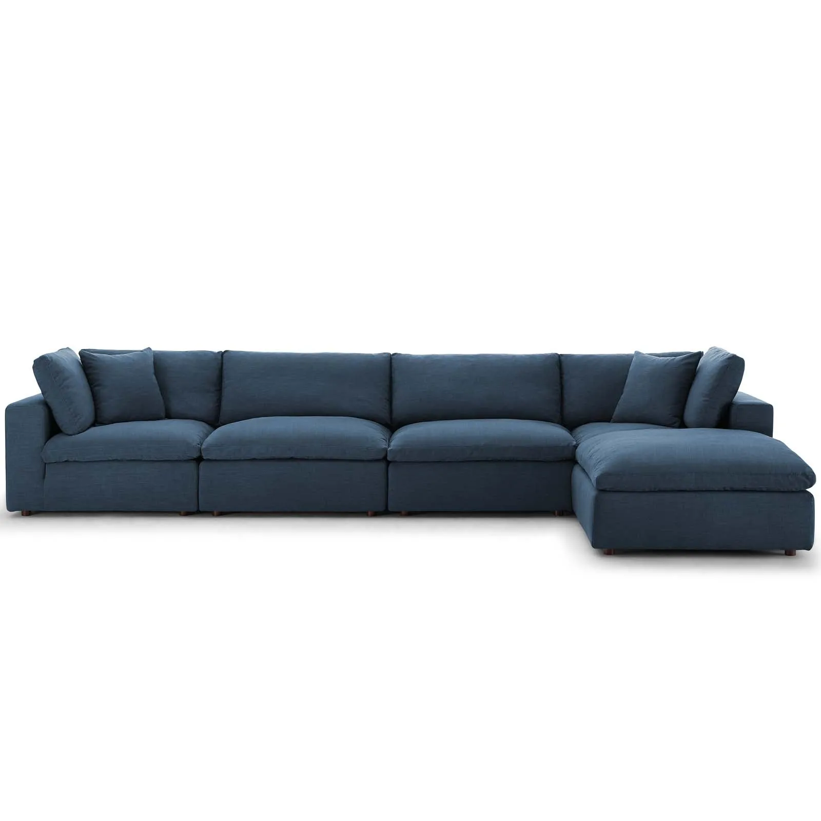 Commix Down Filled Overstuffed 5 Piece Sectional Sofa Set by Modway