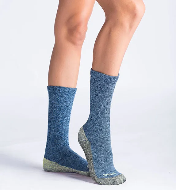 Copper Non-Binding Cushion Relaxed Fit Socks - 5 Pack