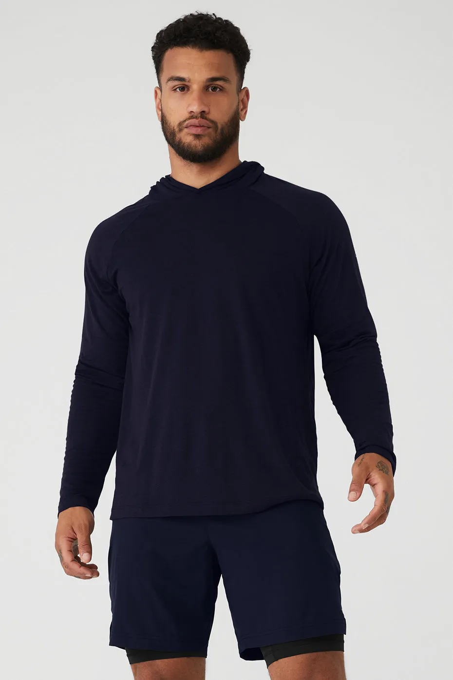 Core Hooded Runner - Navy