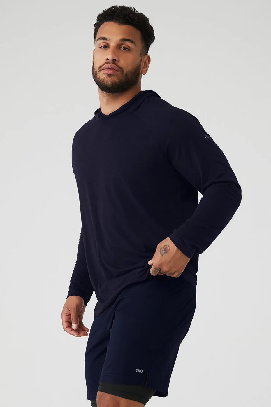 Core Hooded Runner - Navy