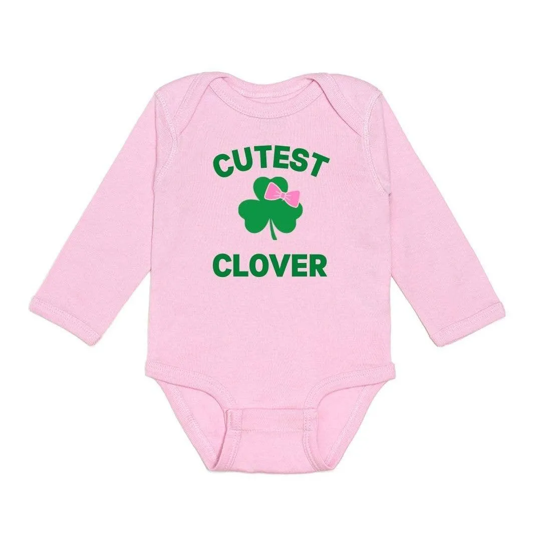 Cutest Clover St. Patrick's Day Baby Bodysuit