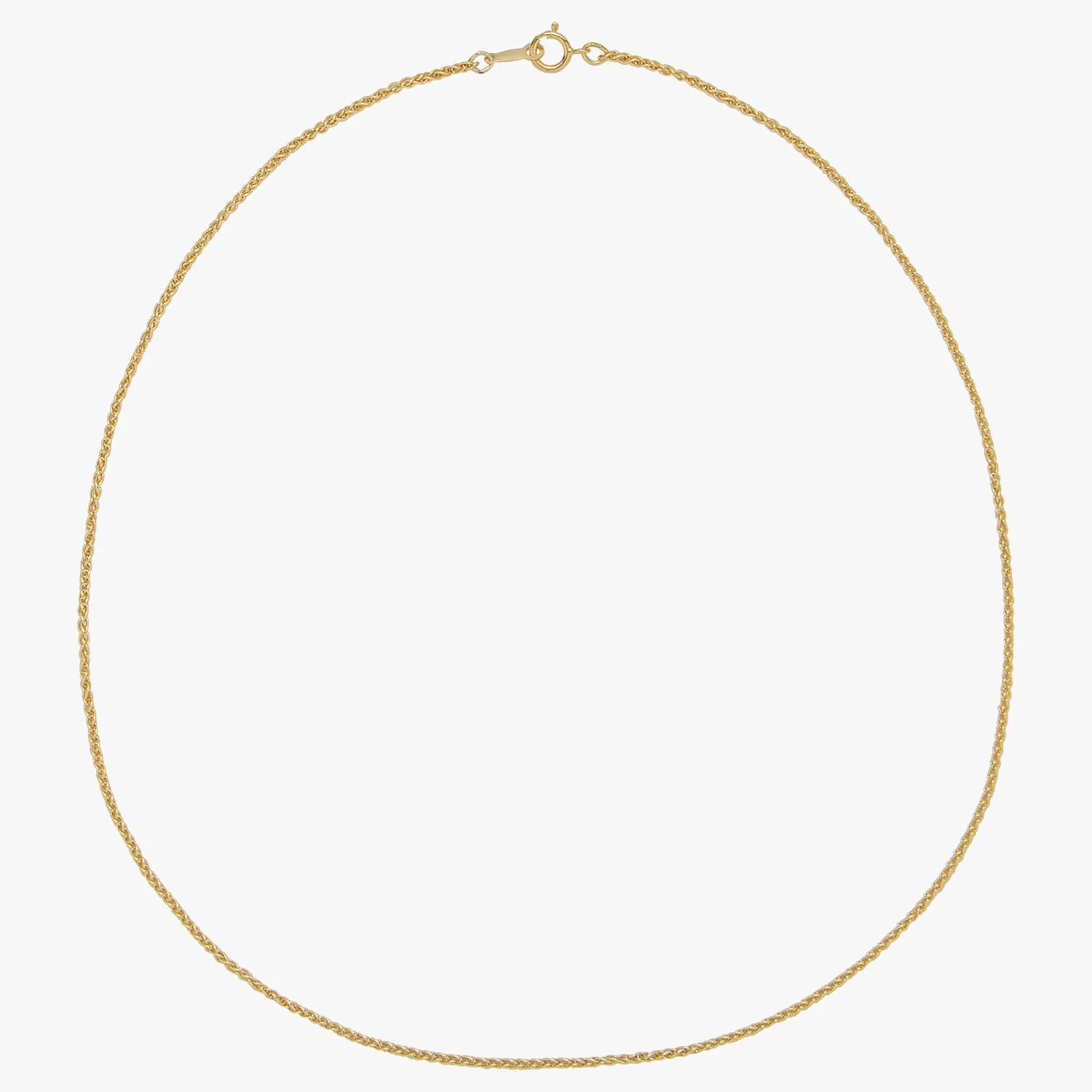 Dainty Wheat Chain Necklace