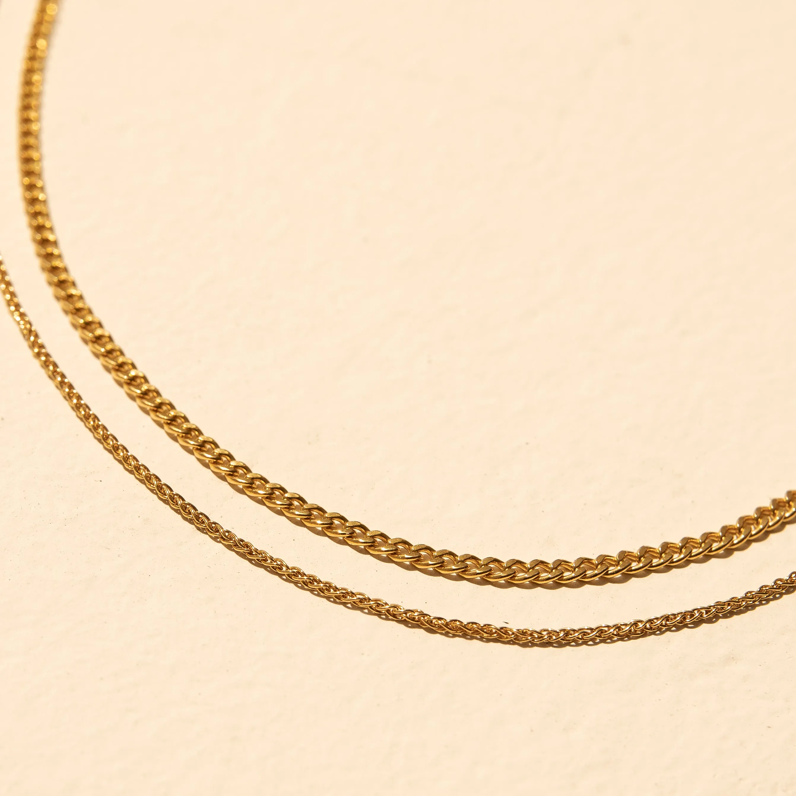 Dainty Wheat Chain Necklace