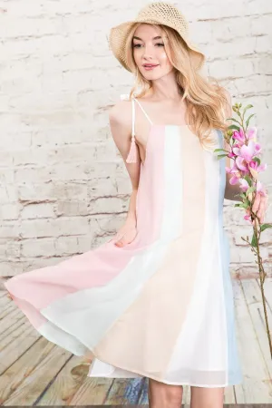 Daniella Summer Dress in Cotton Candy