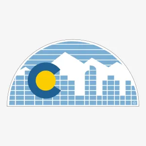 Denver Skyline Sticker