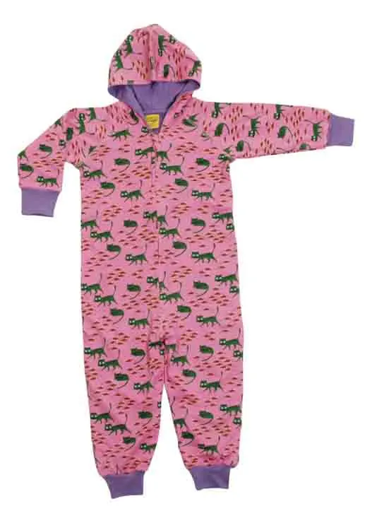 DUNS One Piece Hood Suit - Cat Pink