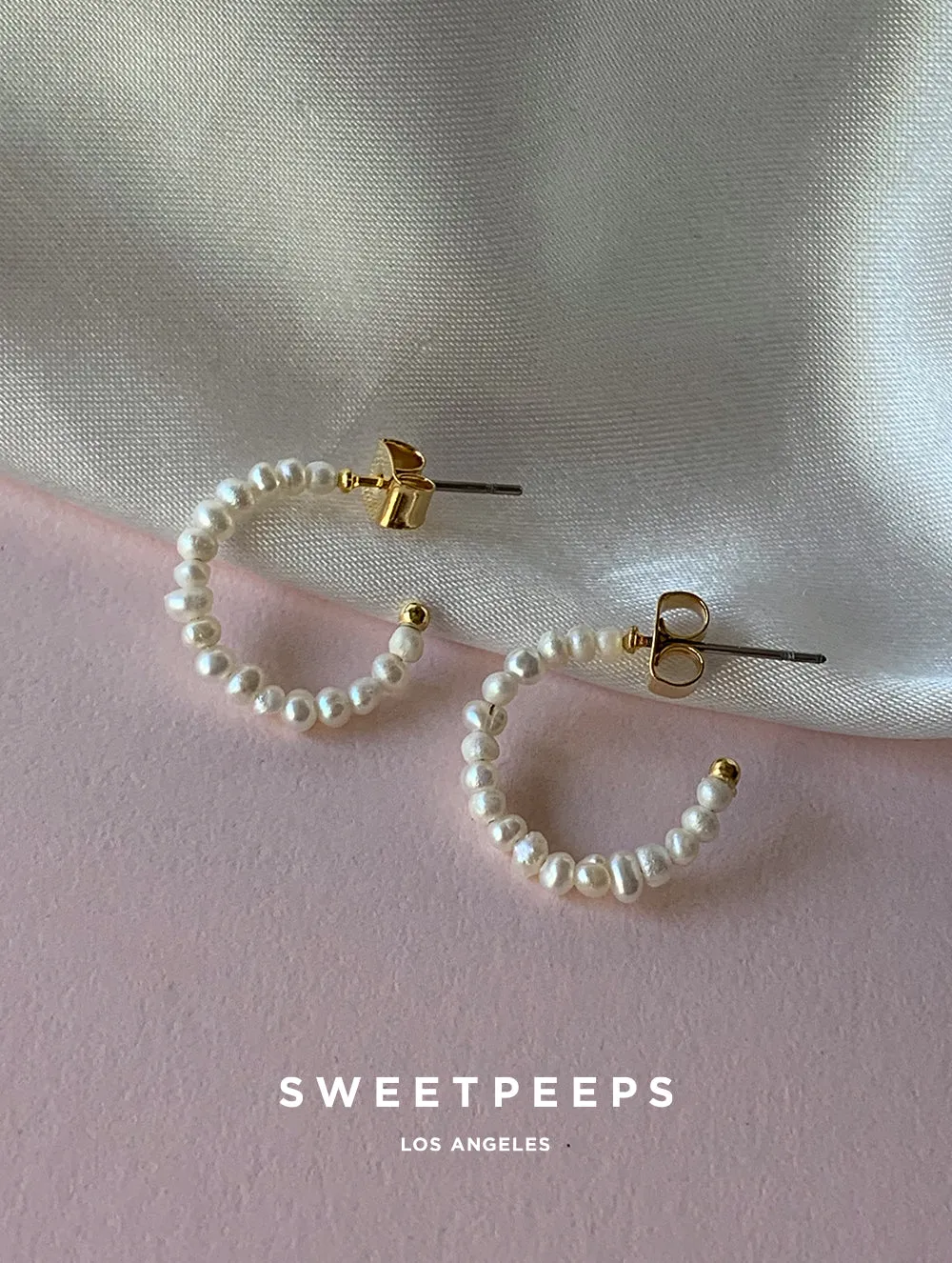 Everyday Pearl Hoops (PL9)