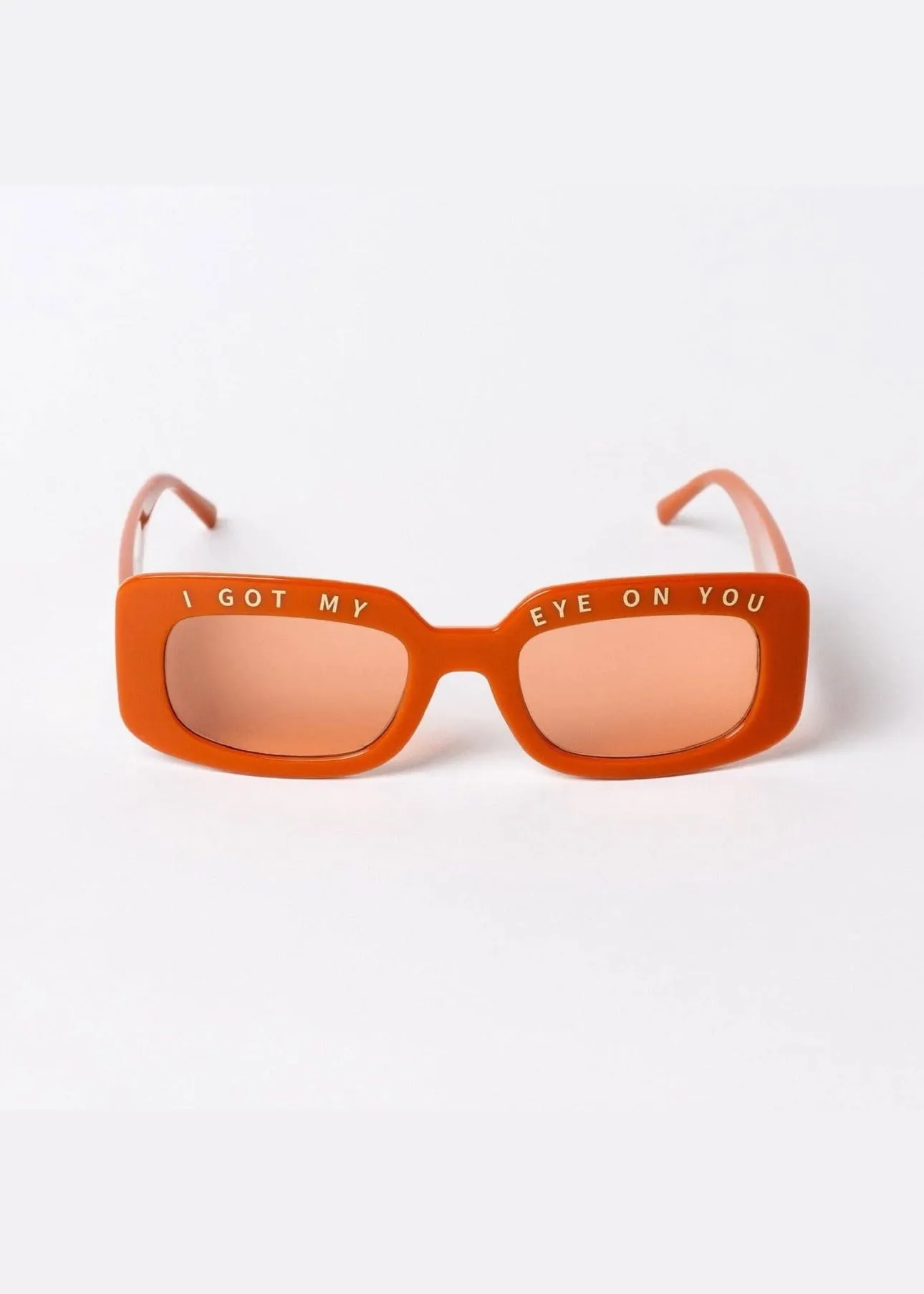 Exclusive INDY x Free People Unisex Sunglasses – I Got My Eye On You Orange