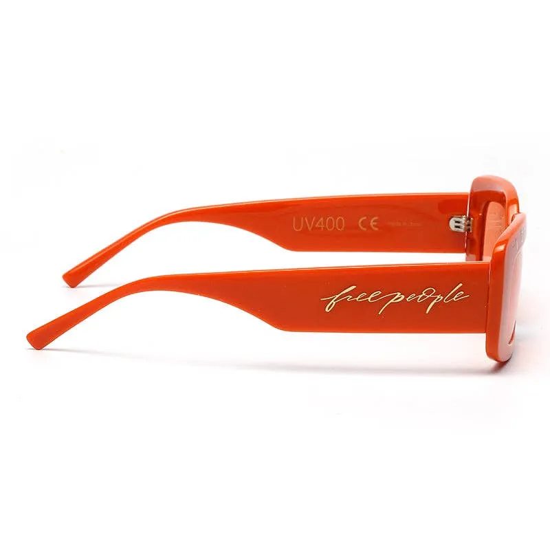 Exclusive INDY x Free People Unisex Sunglasses – I Got My Eye On You Orange