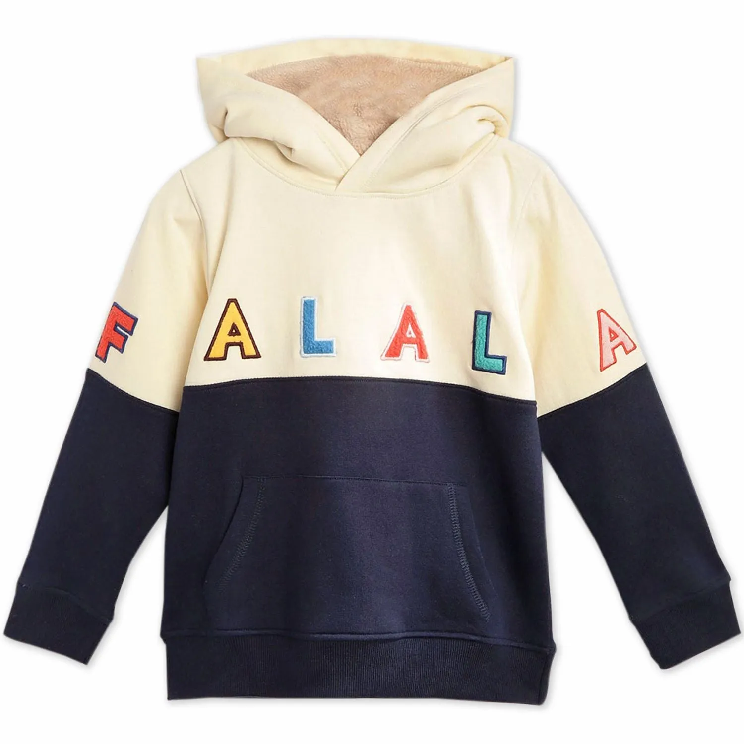 Falala Applique Hoodie Sweatshirt