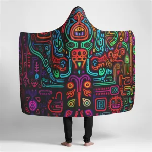 FESTIE VIBES  Large Plush Hooded Blanket 60x80