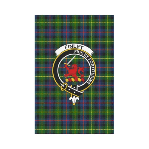 Finley Tartan Flag Clan Badge K7