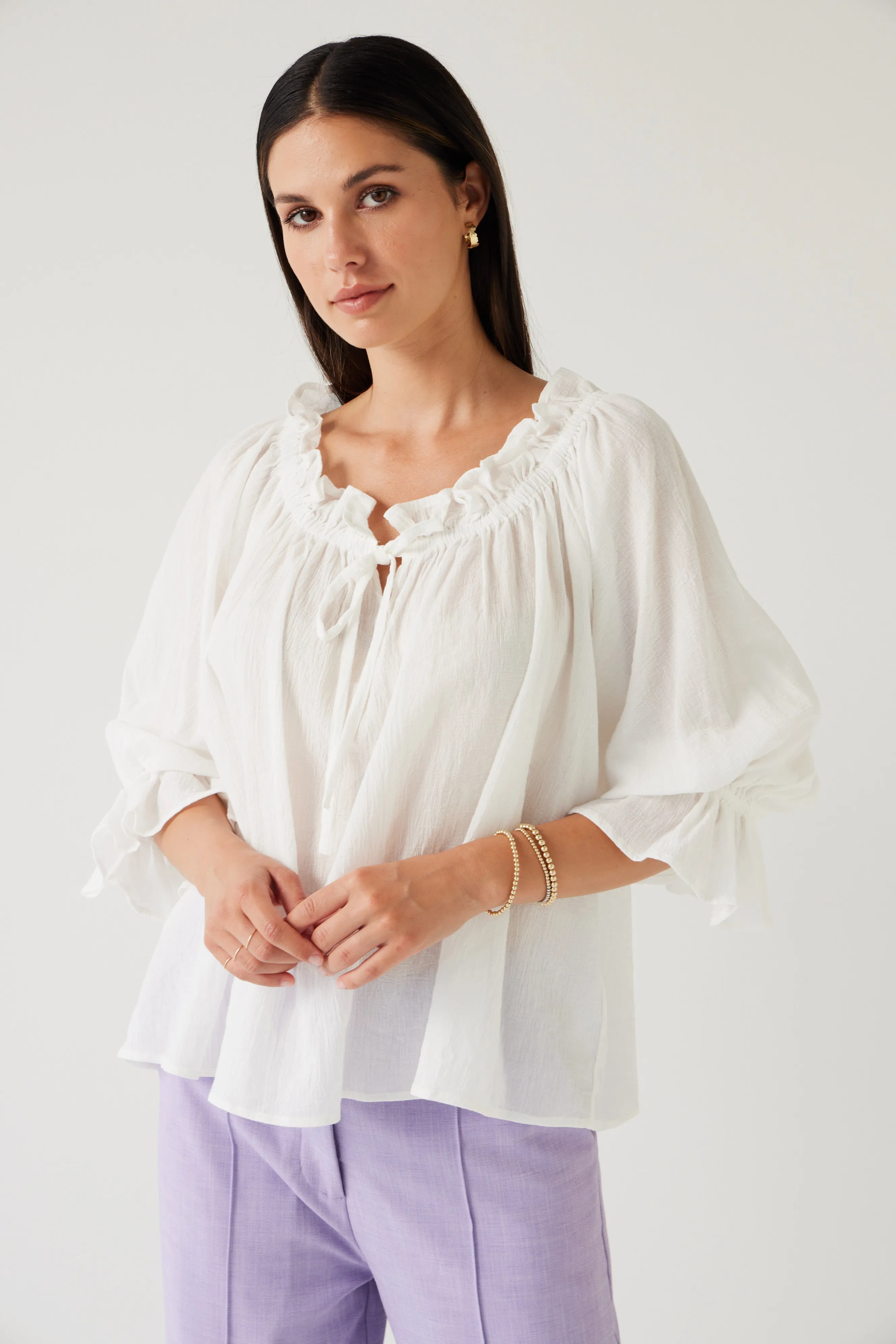 Frill Top | Porcelain