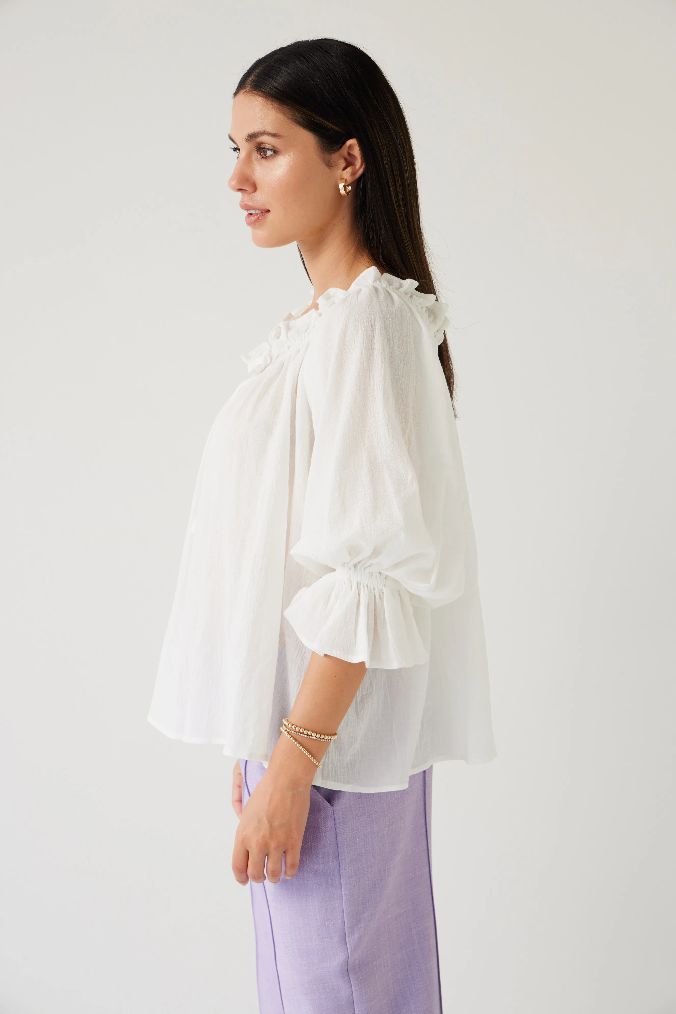 Frill Top | Porcelain